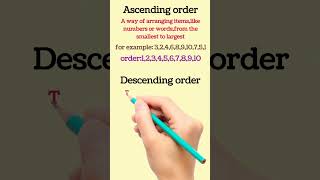 ascending order descending order @sanamathsguaider #maths #ascending_order #descendingorder
