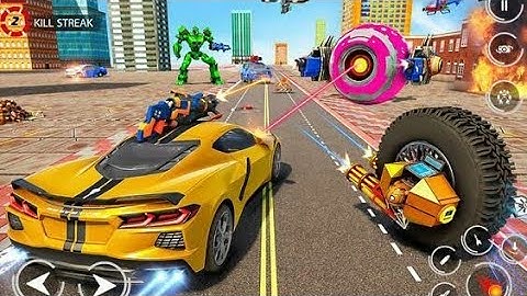 Drone Robot Car Driving | Spider Wheel Robot Game | Chari Games