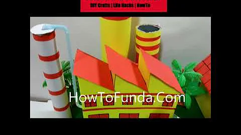 pollution working model (air,water) | diy | howtofunda #shorts