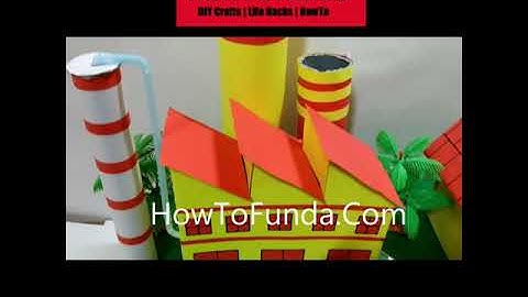 pollution working model (air,water) | diy | howtofunda #shorts