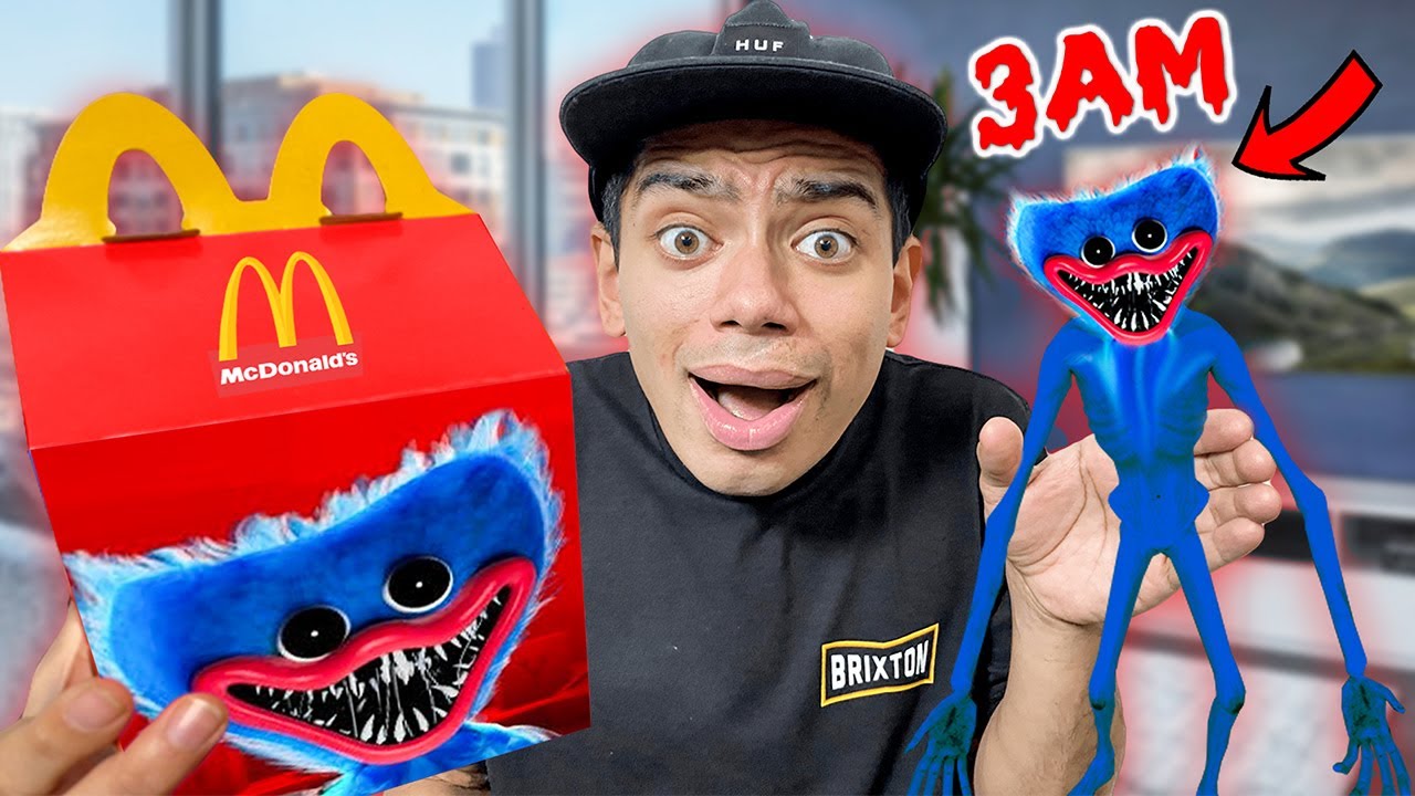 Do Not Order Poppy Playtime Happy Meal From Mcdonalds At 3am Huggy Wuggy Toy Is Real Youtube