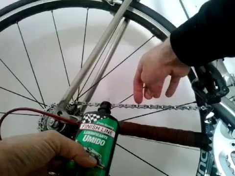Come lubrificare la catena della bicicletta 