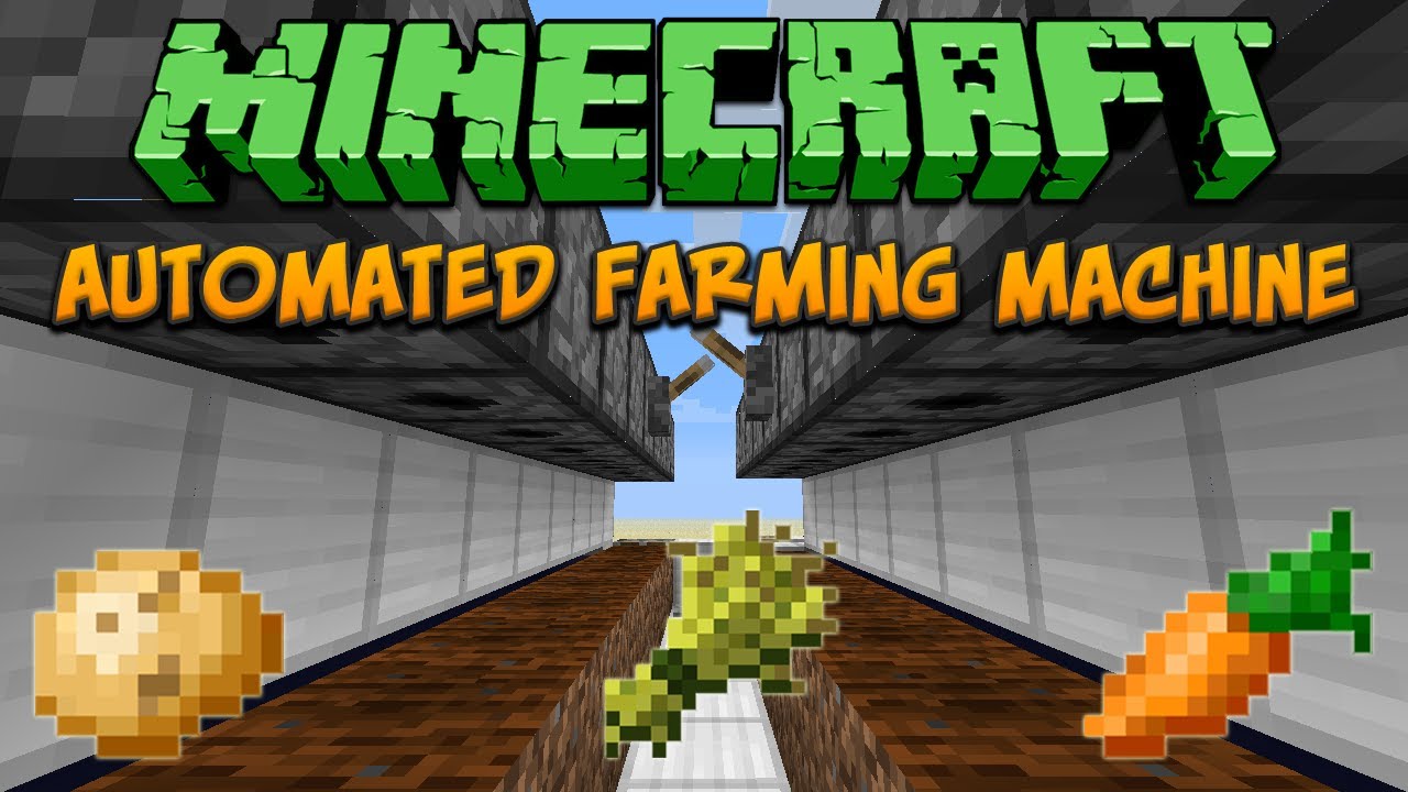 Automated Farming Machine Tutorial (Minecraft 1.5) - YouTube