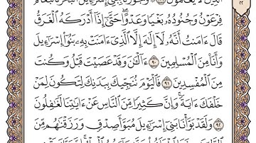سورة يونس الصفحة 219 من القران للشيخ ياسر الدوسري