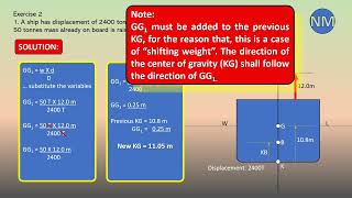 SHIP STABILITY: CENTER OF GRAVITY (1)