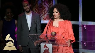 Diana Ross accepting Lifetime Achievement Award at Special Merit Awards | GRAMMYs