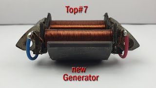 Top 7 I Get Free Electricity Generator 1000w With Magnetic Tools Use copper wire 100%