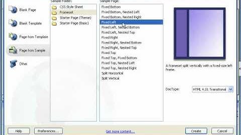 Advanced Dreamweaver Functions & Techniques - How To Work With Framesets On Your Website