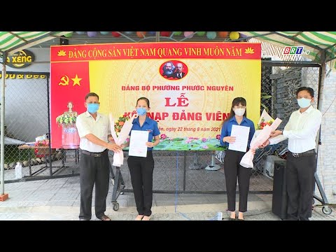 Video Đảng ủy phường Phước Nguyên kết nạp 4 Đảng viên mới... - youtube