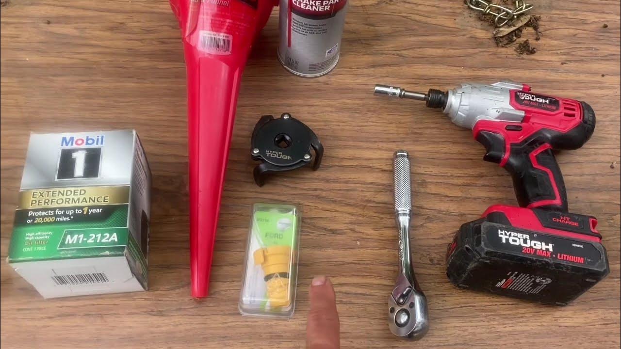 2018 ford f-150 👨🏽‍🔧 oil change 3.3 v6 5w20 6 quarts of oil 2018 - YouTube