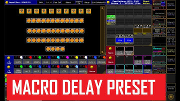 MACRO DELAY PRESET (COLOR) PARTE 3 en grandMA2 (ESPAÑOL)