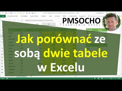 Wideo: Jak Porównywać Dane W Excelu