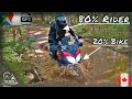 Vstrom 650 offroad capabilities  stock vs off road modified  s3 e10  4k