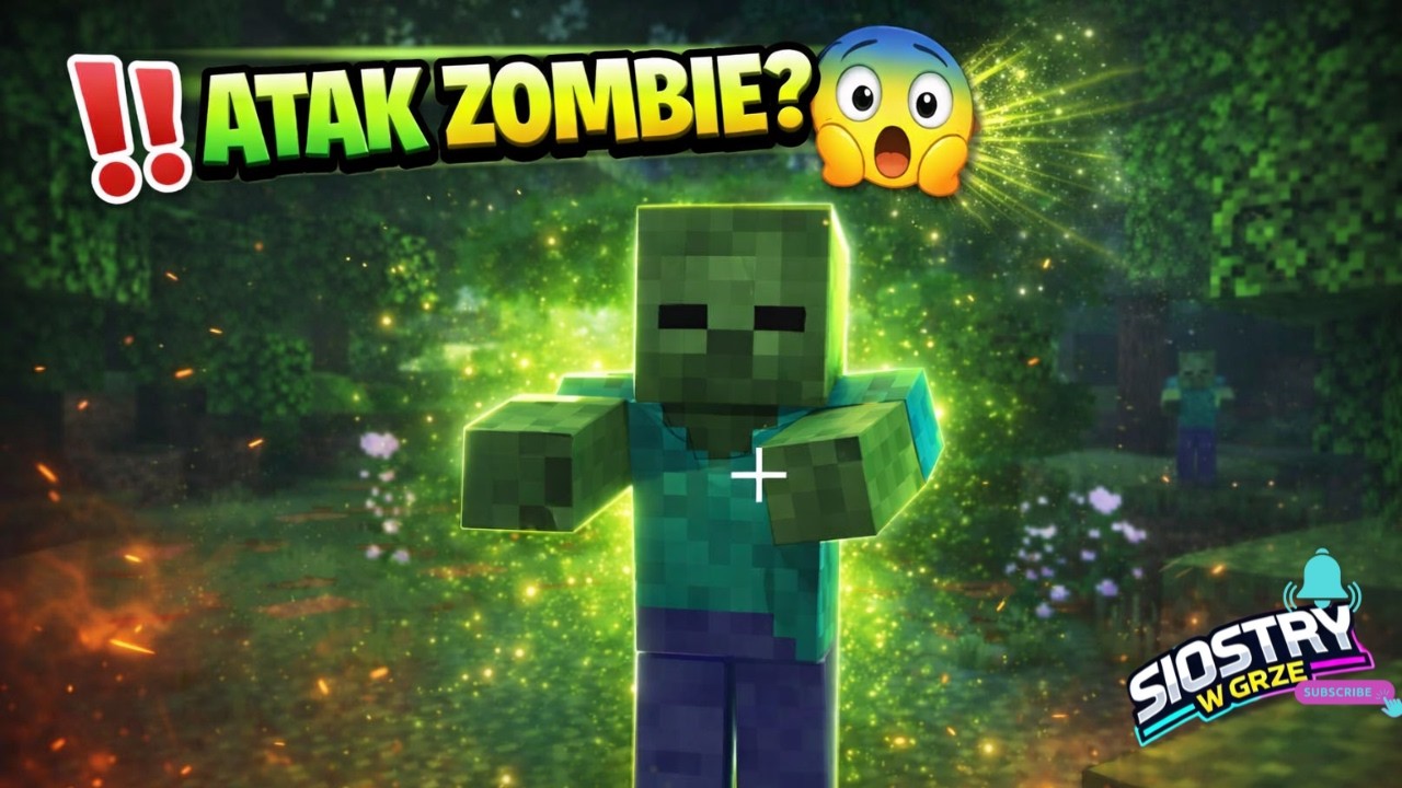 ATAK ZOMBIE?! 😱 | Minecraft Survival