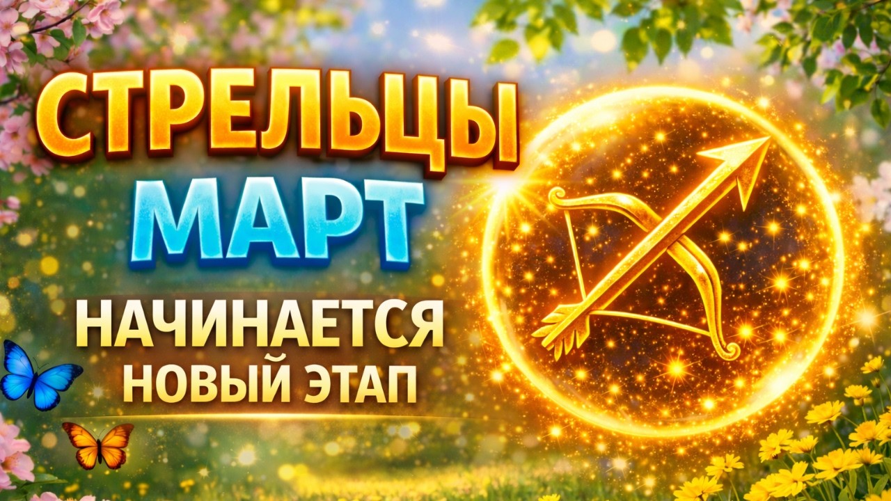 СТРЕЛЕЦ, ЭТО НЕ СЛУЧАЙНО… МАРТ 2026 ПОЛНОСТЬЮ МЕНЯЕТ ТВОЮ ЖИЗНЬ ♐ Гороскоп на месяц
