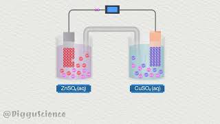 A Voltaic Cell or Galvanic Cell Animation