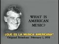 L. BERNSTEIN-YOUNG PEOPLE&#39;S CONCERTS-Sub  Español-What Is a American Music?