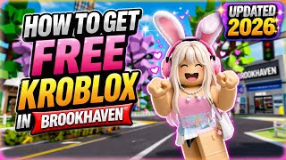FREE Kroblox ID CODE in Brookhaven👀(Updated 2026)#roblox #brookhaven #video 