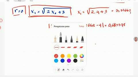 Metode Terbuka: fixed point iteration and newton rapshon