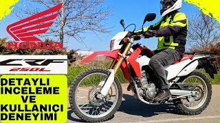 HONDA CRF250L DETAYLI İNCELEME | KULLANICI DENEYİMİ | TEST SÜRÜŞÜ. #hondacrf250 #cross #motosiklet