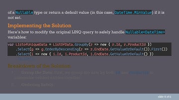Handling Nullable DateTime in C# : How to Get the Maximum End Date Safely
