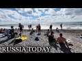 Russia today. Rest of Russians on the Black Sea 🌊 Real life in Russia now @maryobzor