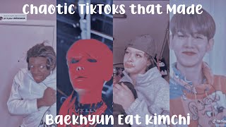 Chaotic TikToks That Made Baekhyun Eat Kimchi