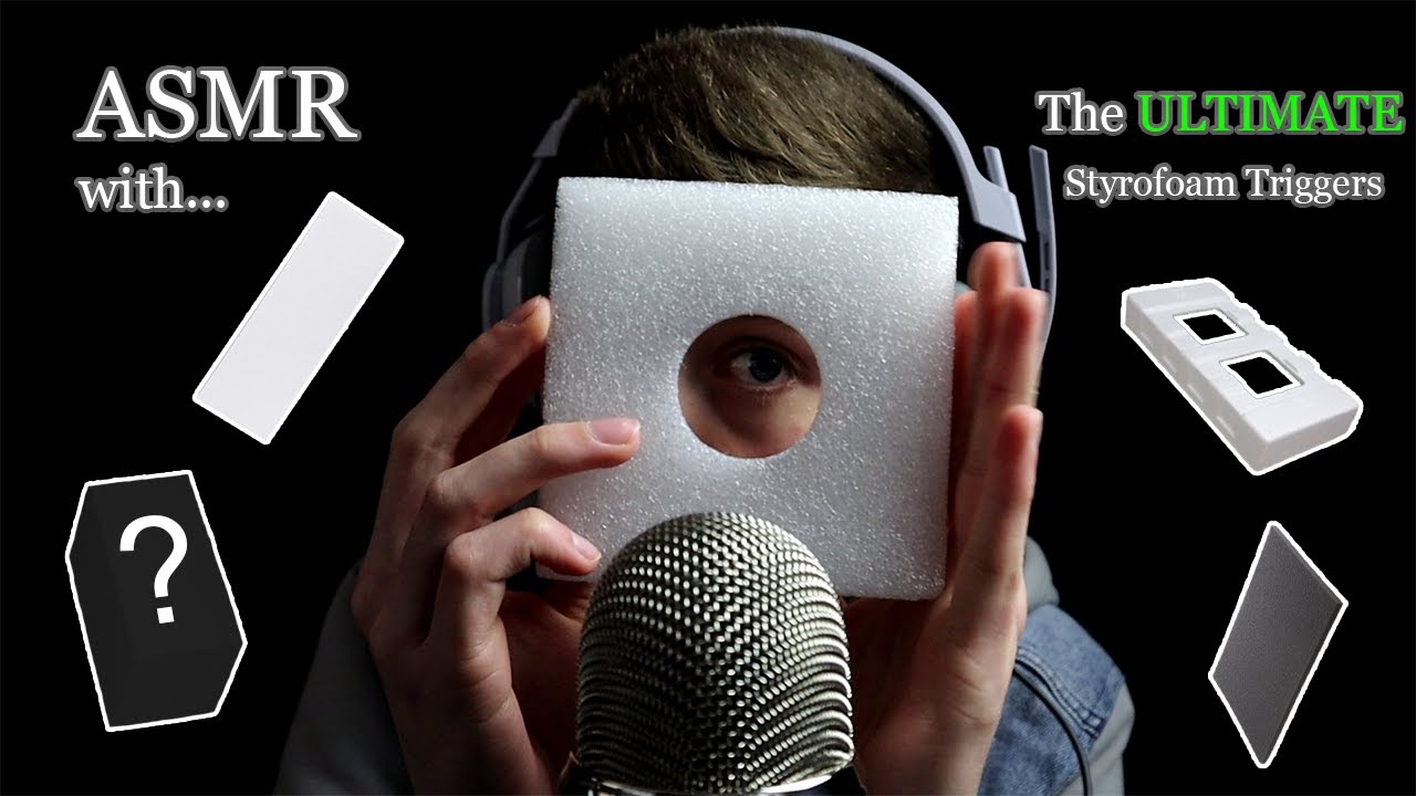 ASMR with the ULTIMATE Styrofoam Triggers (Includes Tapping, Scratching & Brushing Sounds)