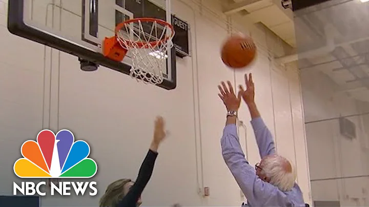 Watch Bernie Sanders Shoots Hoops With Chris Jansing | NBC News