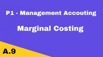 P1 | Marginal Costing | CIMA | cimaselfstudy.com | Free CIMA Study Materials