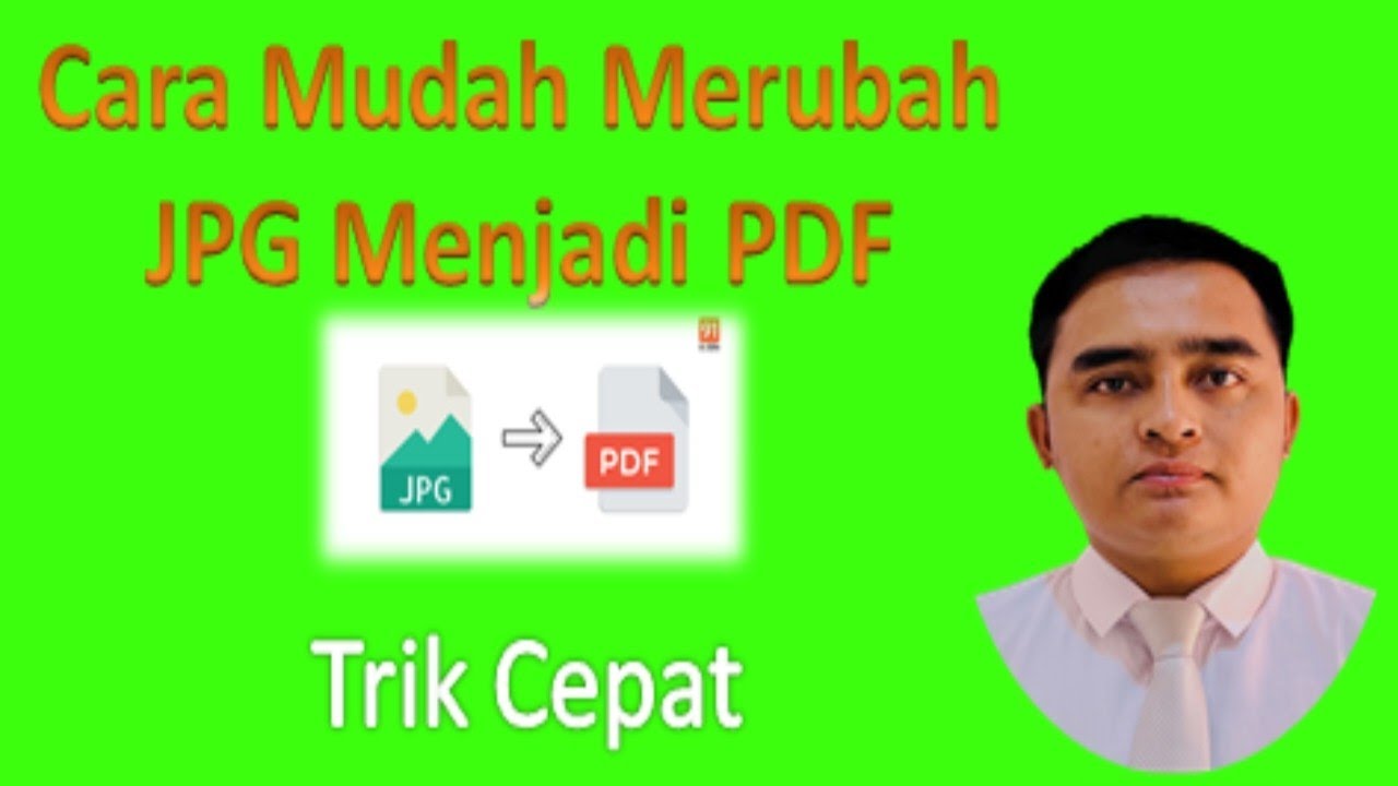 Merubah Logo File.pdf Cara mudah merubah file jpg menjadi pdf - YouTube