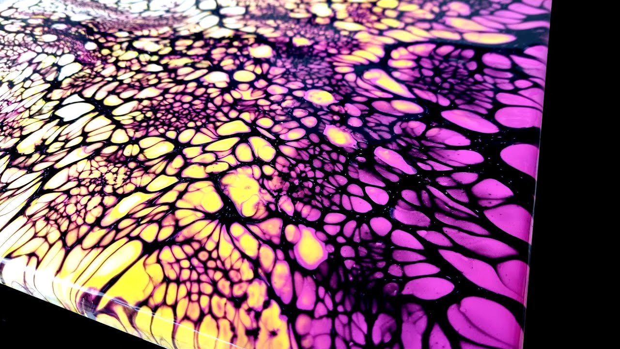 #123 SWIPE Technique - How To Create Cells - Acrylic Pouring - Fluid ...