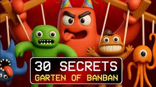 ⭐You Won’t BELIEVE These 30 Shocking SECRETS in Garten of Banban 7 &  Banban 8