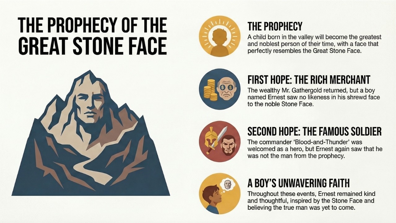 Class 8 English | Chapter 9 | The Great Stone Face I | Full Explanation | PB Academy