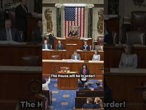 Democrats laugh at Rep. Marjorie Taylor Greene after she calls for 'decorum' #Shorts