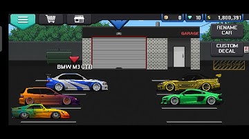 How to make BMW M3 GTR E46 in pixel car racer