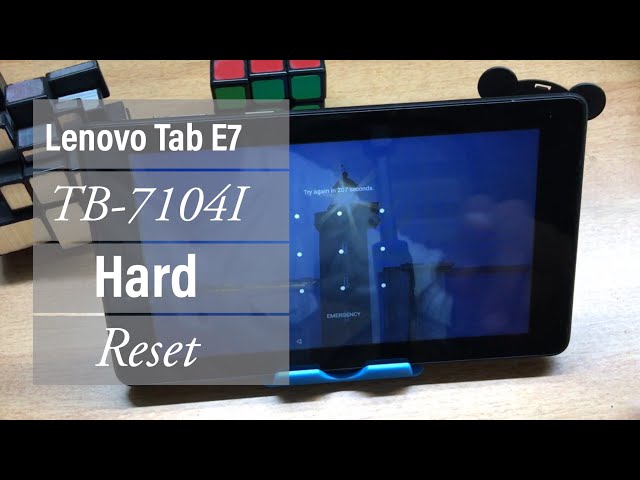 Lenovo Tab E7 (TB-7104I) Hard Reset | GSMAN ASHIQUE |