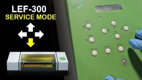 The Hidden Menu: How to Access Service Mode on Roland LEF 300 200 20 12 12i Printer