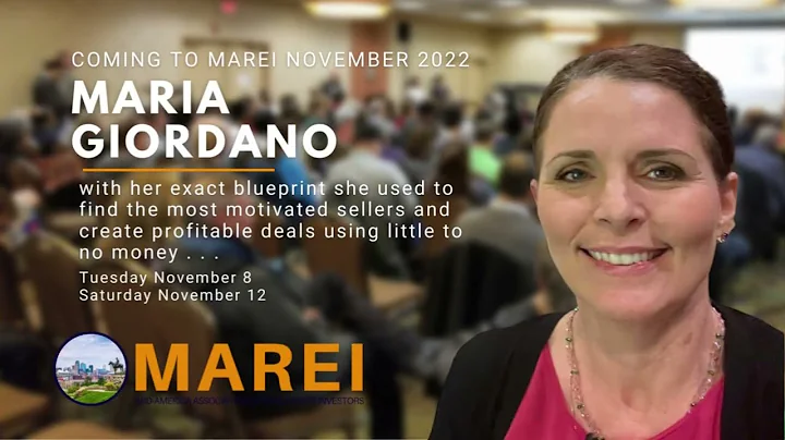 Meet Maria Giordano, MAREI's Guest Speaker in Nove...
