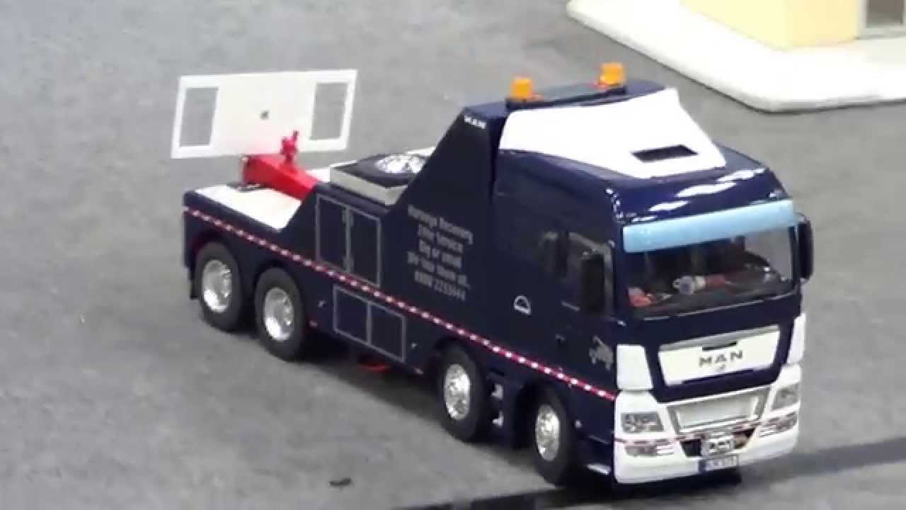 RC Trucks @ Leyland. MAN tow truck, Tamiya 5/13. Funkfernsteuerung Lkw ...