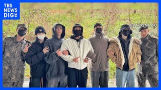 「健康で丈夫で、コンサートを10回やっても疲れない体力を」BTSのRMさんとVさんが入隊｜TBS NEWS DIG