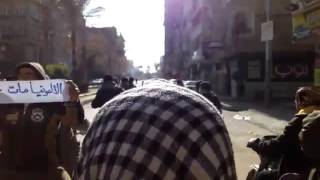 أبطال دمياط في مسيرة بالموتوسيكلات في نفس المكان الذي استشهد فيه محمد بدوي 
