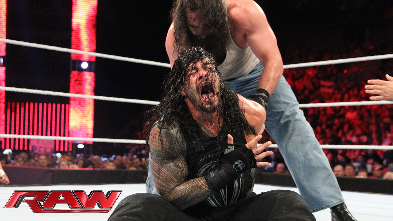 Roman Reigns vs Luke Harper Raw July 20 2015