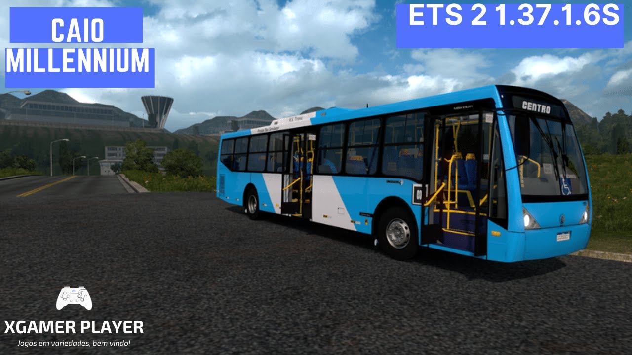 ETS 2 1.37 I CAIO MILLENNIUM 2 PBC I VIANA I SERRA/ÔNIBUS FUNCIONAL ETS 2 1.37/ANIMAÇÃO