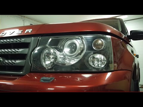 How to strip down Range Rover Sport Headlights - remove / replace headlamp lens etc