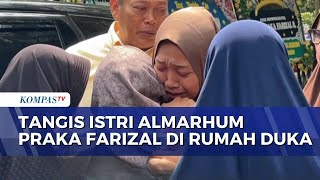 Tangis Istri Almarhum Praka Farizal Saat Tiba Di Rumah Duka Di Kulonprogo Berut