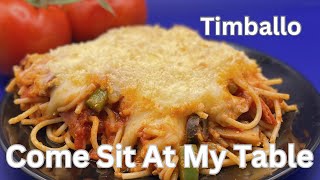 Timballo Casserole  Hearty Italian Pasta  Feeds a Crowd