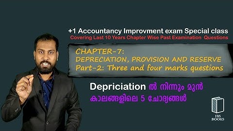 PEQ-C7:DEPRECIATION PART-2:THREE AND FOUR MARKS QUESTIONS