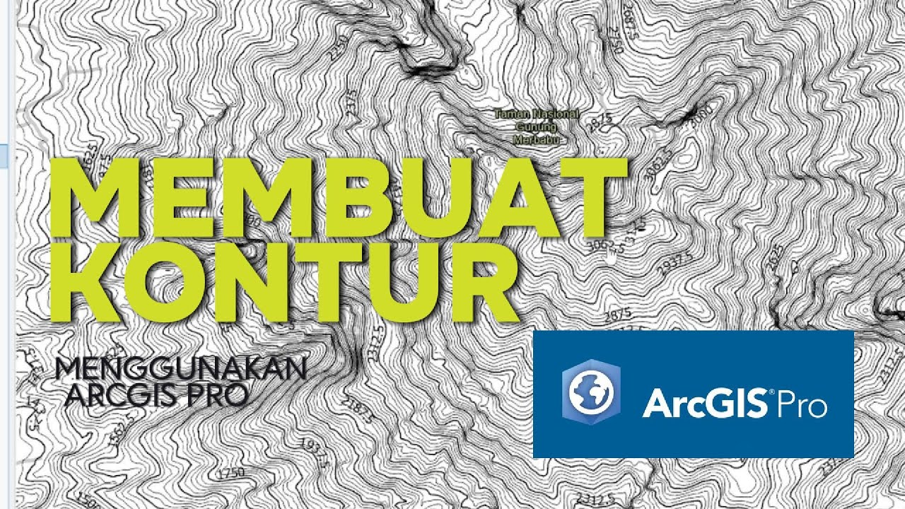 Cara Gampang Membuat Kontur dari Data DEM di ArcGIS Pro 🔥 - YouTube