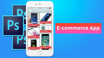 E commerce App Design in Photoshop